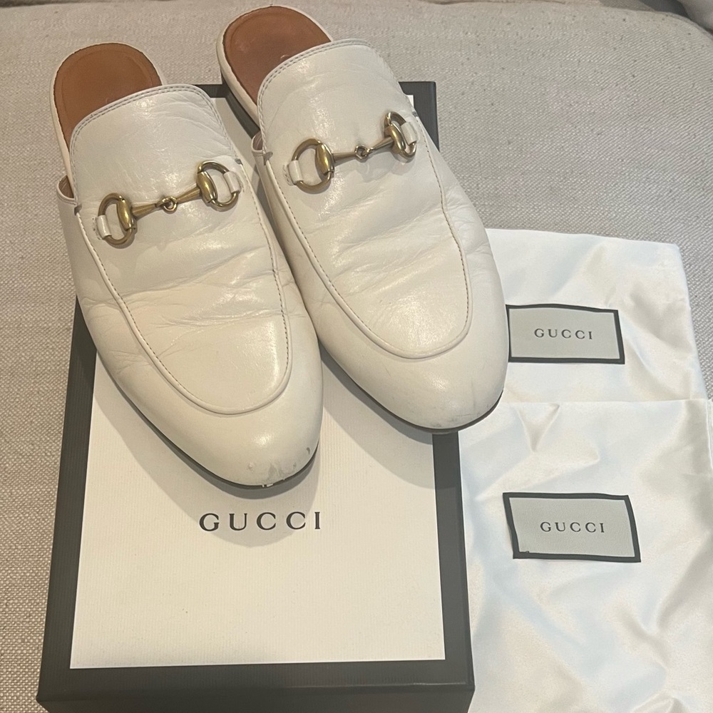 Gucci white prince town size 37 7